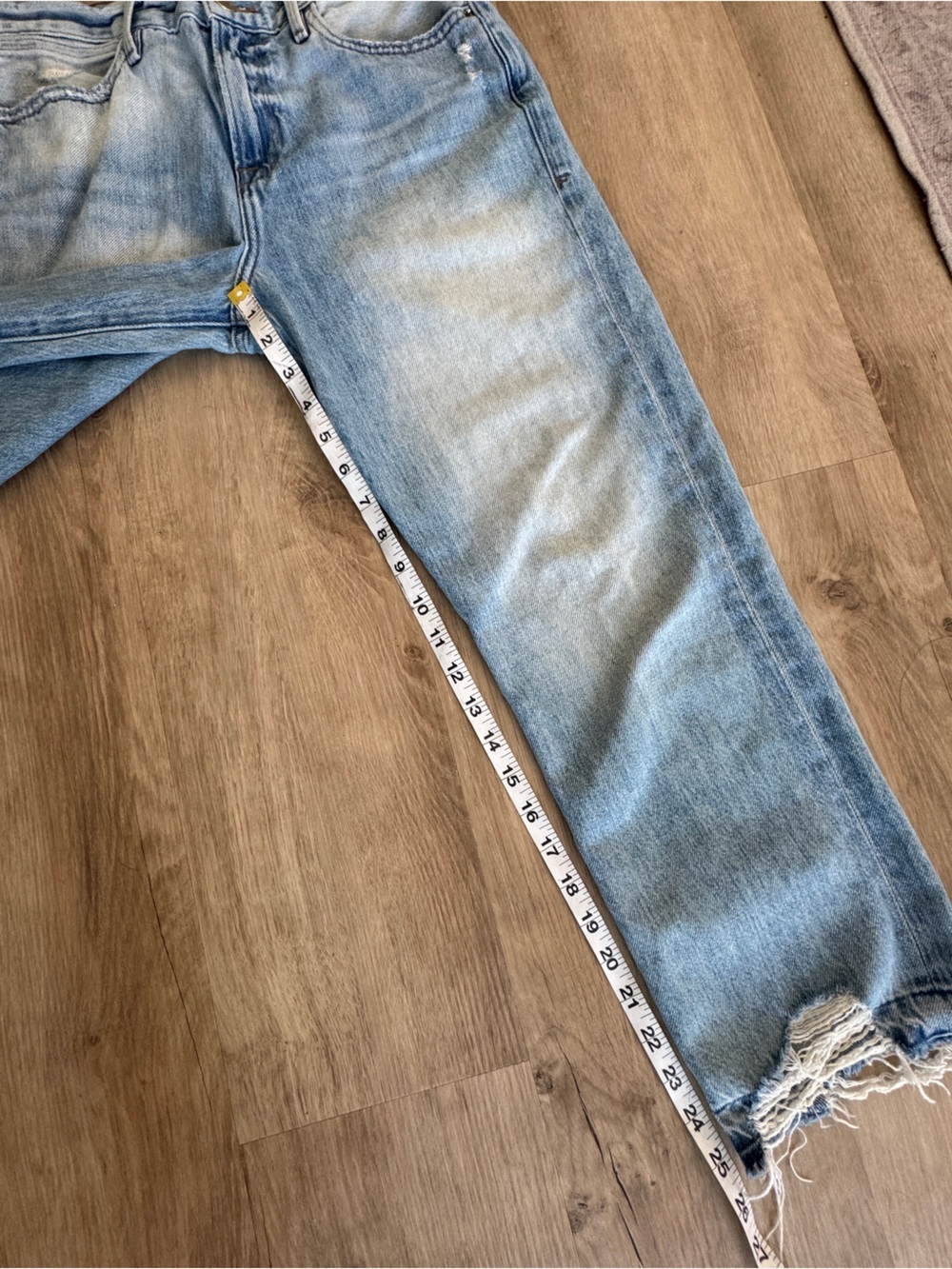 Frame Le Hollywood Crop Released Hem Jeans sz 27 - Picture 7 of 13